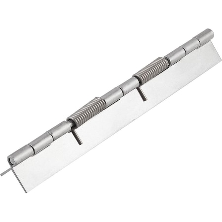 Kipp Spring Hinge Spring Open A=40, B=180, Form:A Without Hole, Steel Bright K1176.4018000